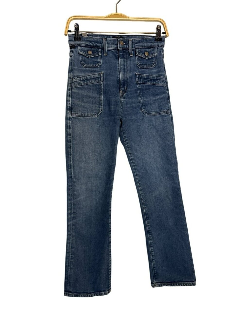 Citizens Of Humanity Kamila Patch Pocket Flare Ankle Jeans Size 25
